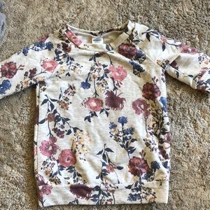 Floral Sweater Dress